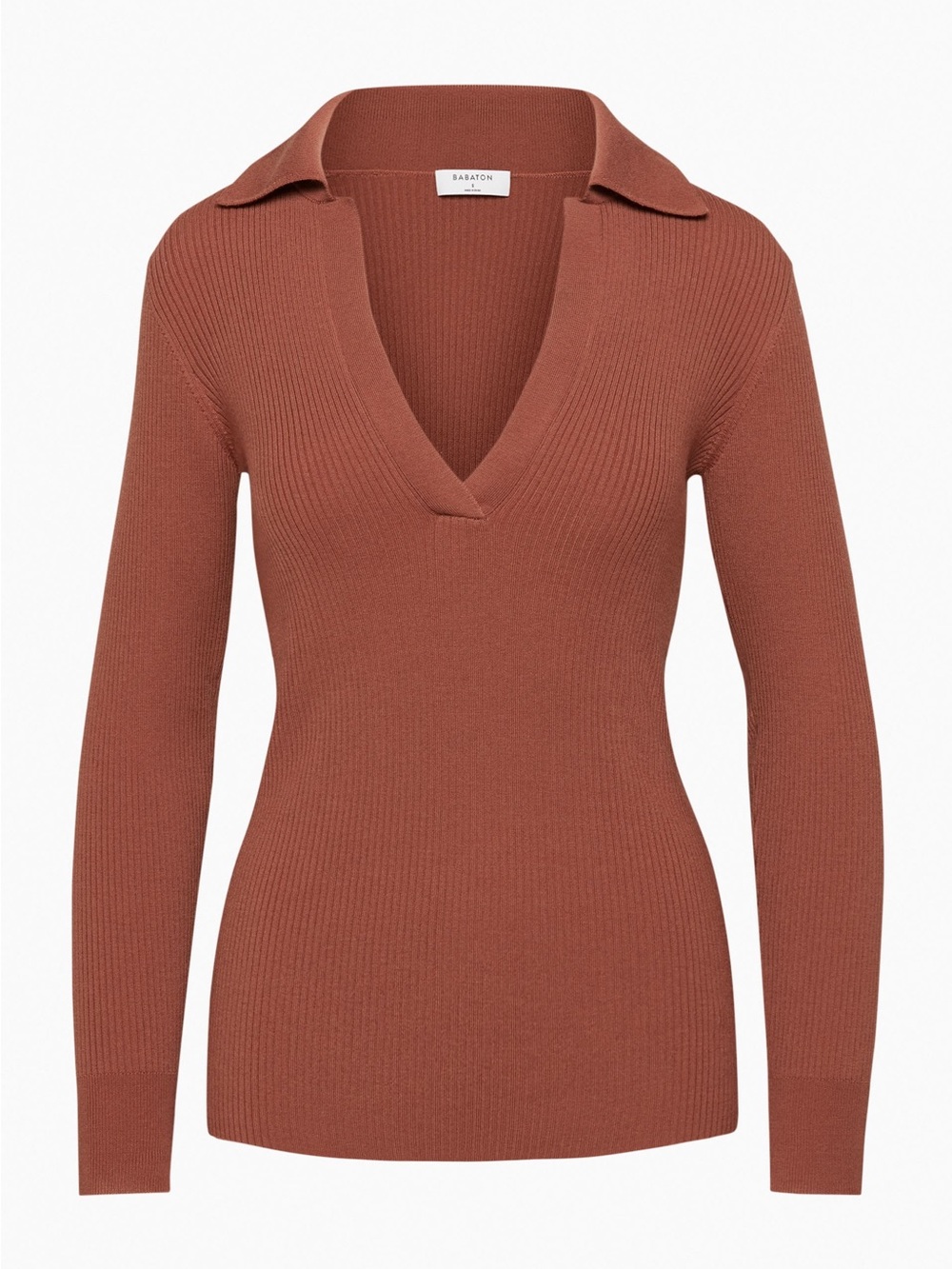Aritzia Babaton Mcsweeney Sweater in Epicurean Brown